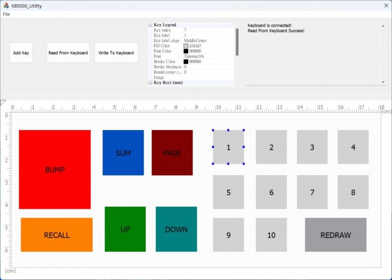 KB9100 Kitchen Display Bump Bar Poindus Systems