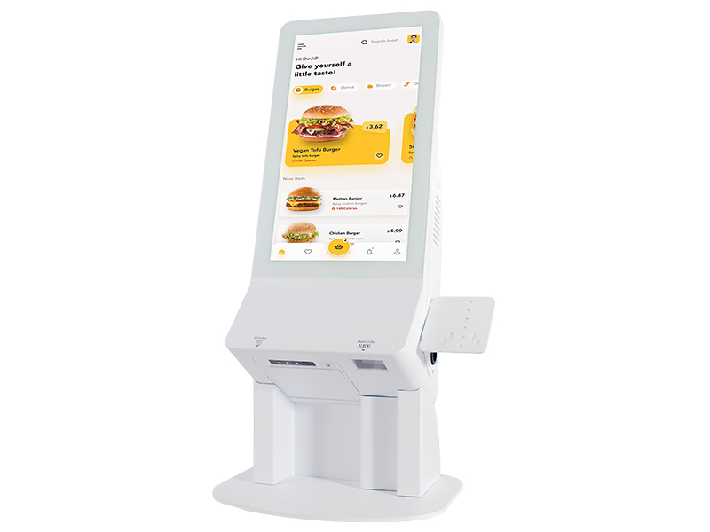 Compact Kiosk for retail and hospitality