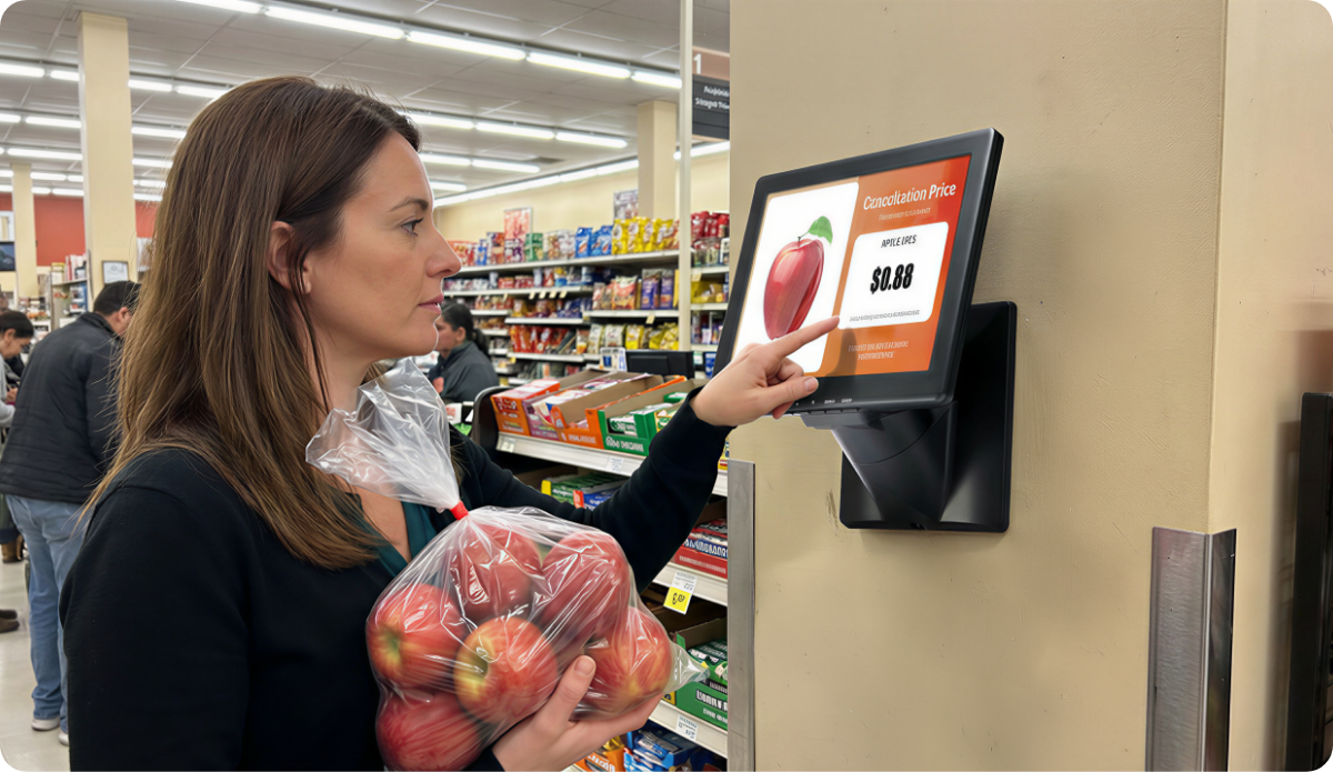 M434 Deployed in Supermarket as Price Checker