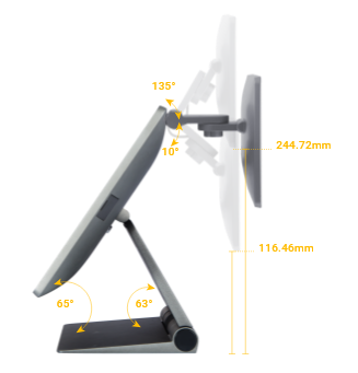 VariPOS-250A-270A - Tilt Dimension