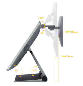 VariPOS-250A-270A - Tilt Dimension