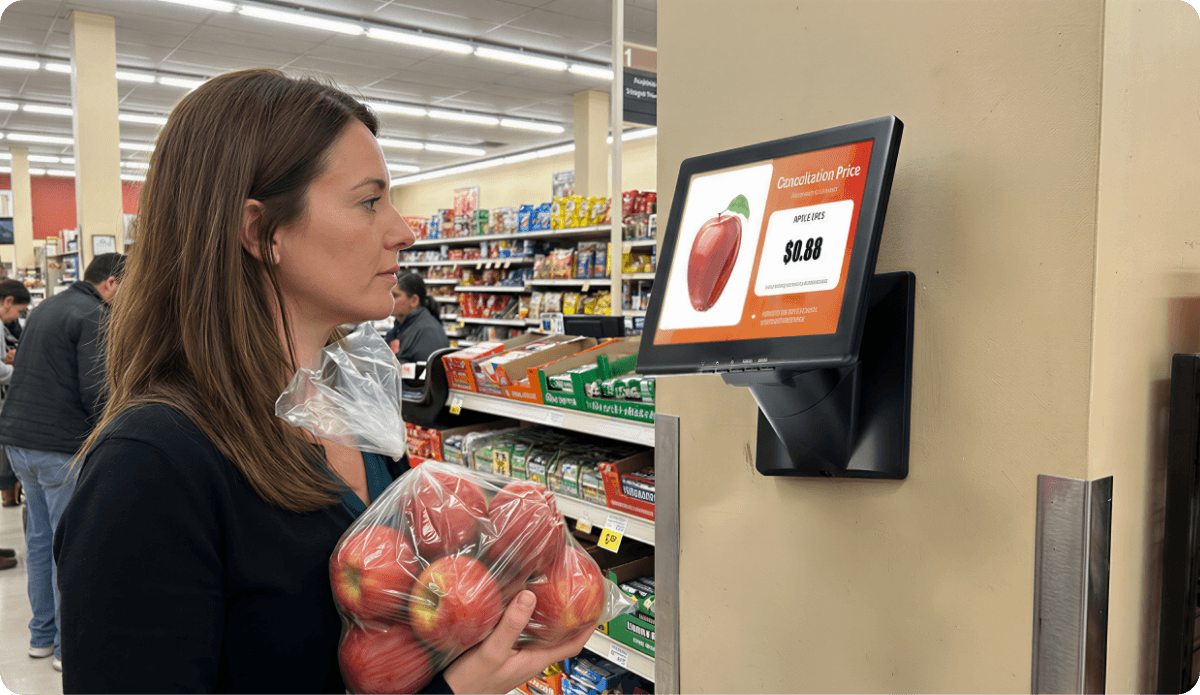 M434 Deployed in Supermarket as Price Checker