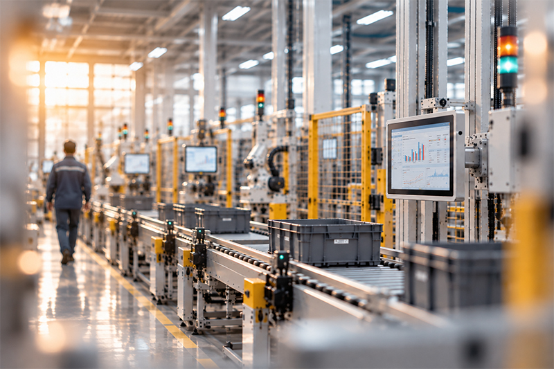 Industrial Panel PCs for Factory Automation and Warehouse Logistics